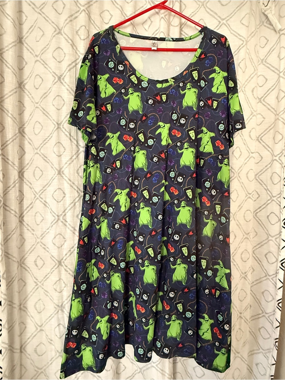 Oogie Boogie Inspired Swing Dress With Pockets